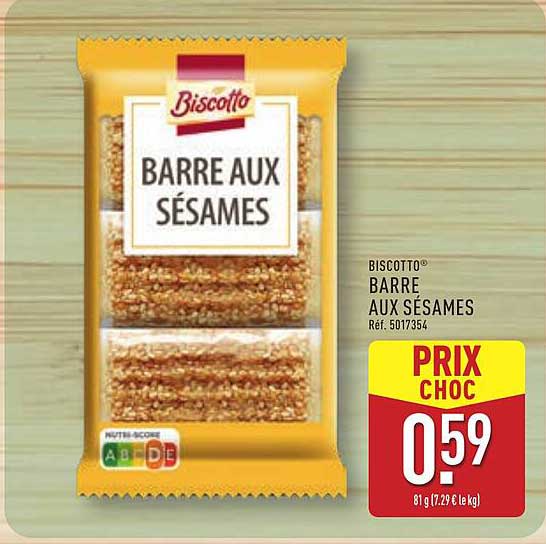 BARRE AUX SÉSAMES