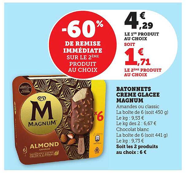 Batonnet Crème Glacée Magnum