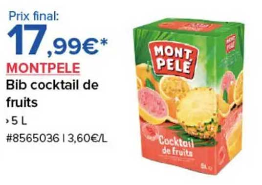 Bib cocktail de fruits