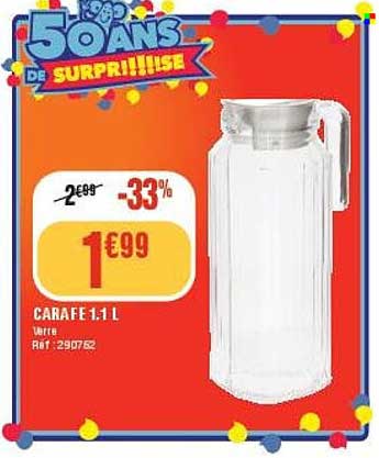 CARAFE 1.1 L
