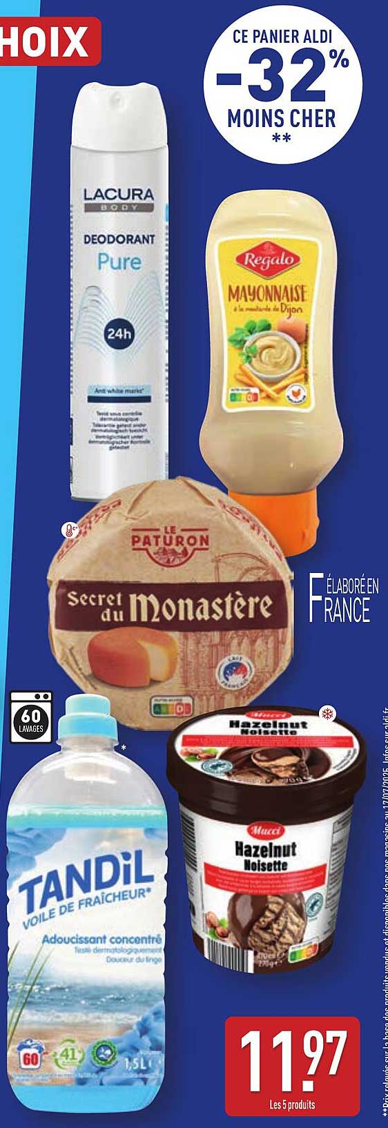 CE PANIER ALDI -32% MOINS CHER