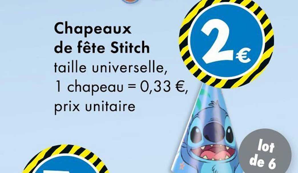 Chapeaux de fête Stitch