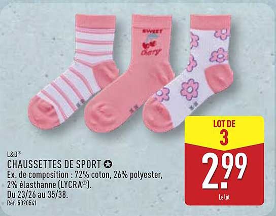 CHAUSSETTES DE SPORT