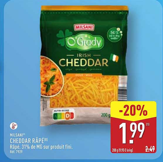 CHEDDAR RÂPÉ