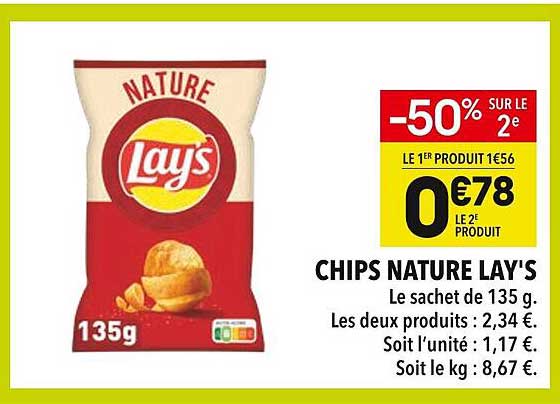 CHIPS NATURE LAY'S