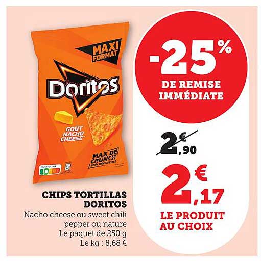 CHIPS TORTILLAS DORITOS