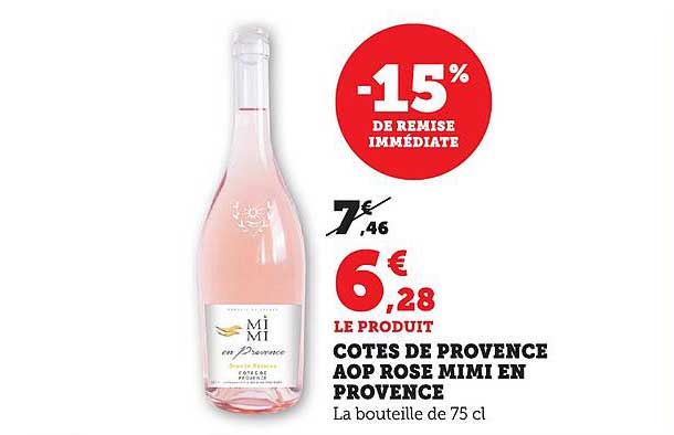 COTES DE PROVENCE AOP ROSE MIMI EN PROVENCE