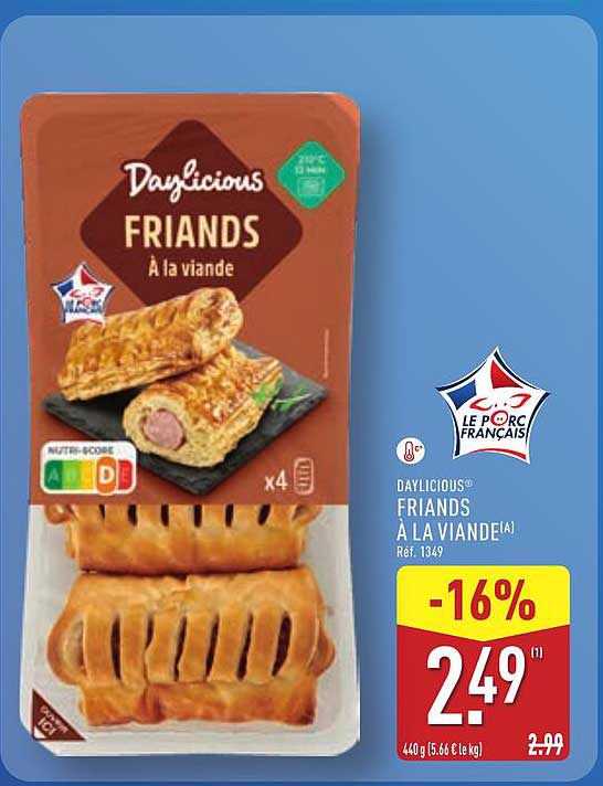 DAYLICIOUS® FRIANDS À LA VIANDE
