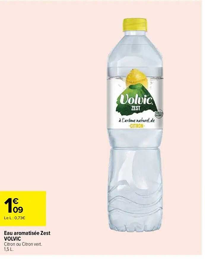 Eau aromatisée Zest VOLVIC