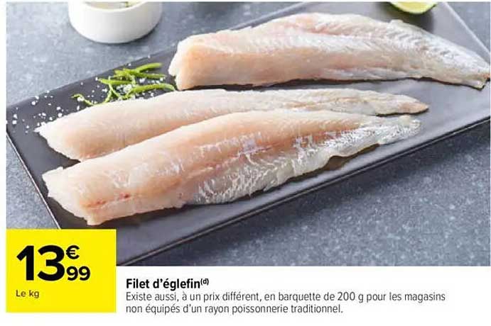 Filet d'églefin