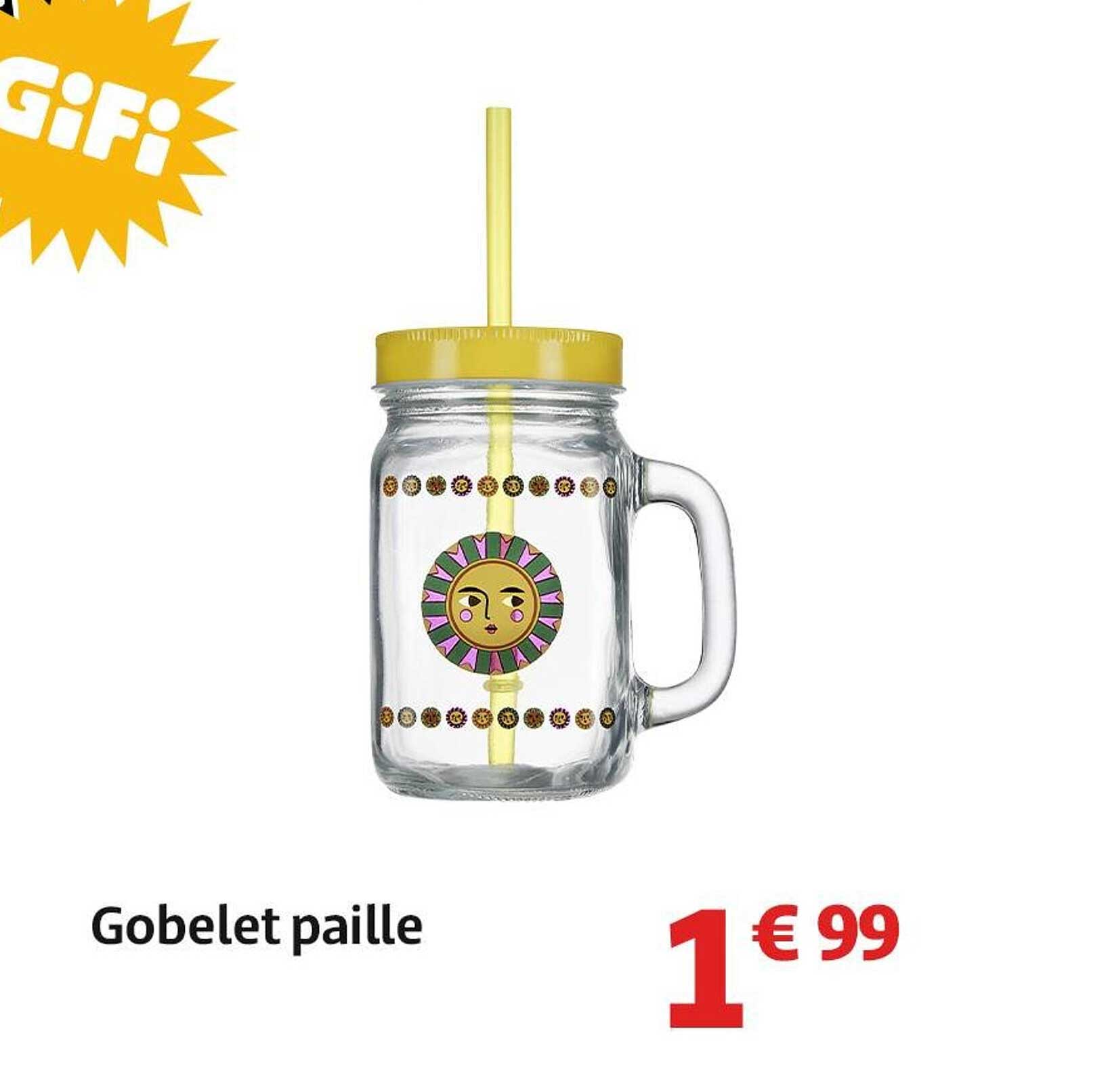 Gobelet paille
