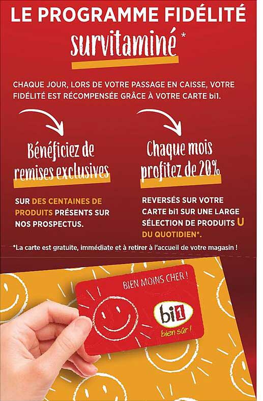 LE PROGRAMME FIDÉLITÉ SURVITAMINÉ