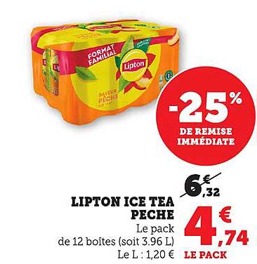 LIPTON ICE TEA PECHE