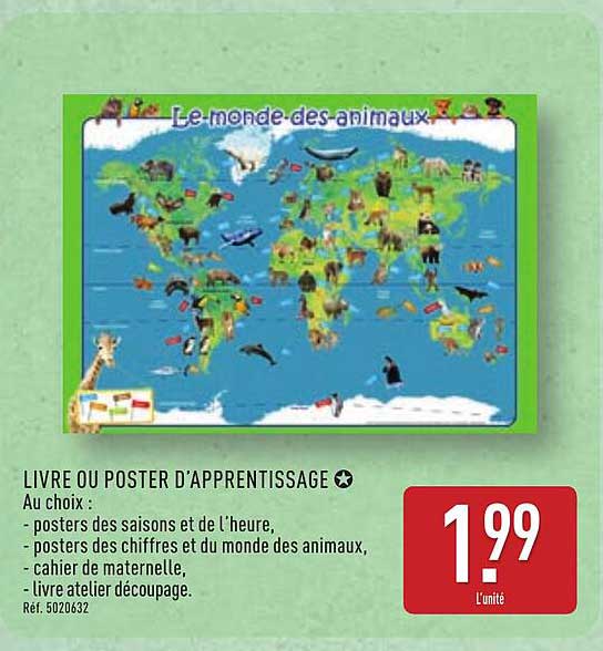 LIVRE OU POSTER D’APPRENTISSAGE
