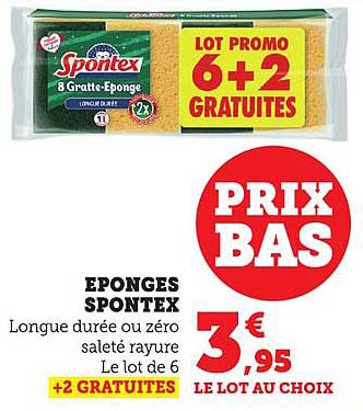 LOT PROMO 6 + 2 GRATUITES