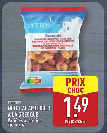 LYTTOS® NOIX CARAMÉLISÉES À LA GRECQUE