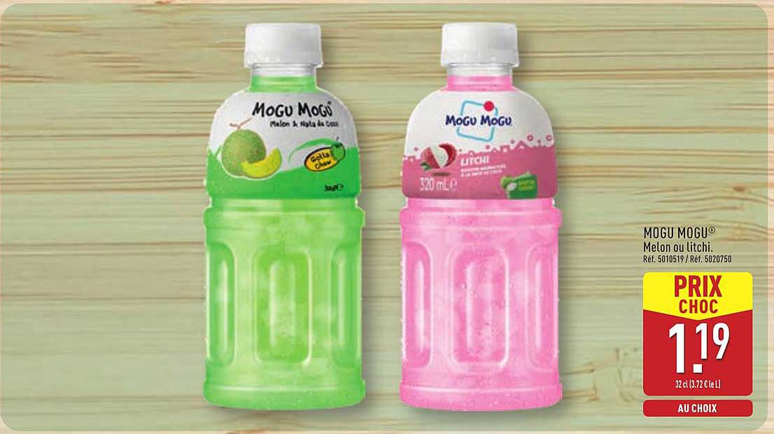 MOGU MOGU® Melon ou Litchi