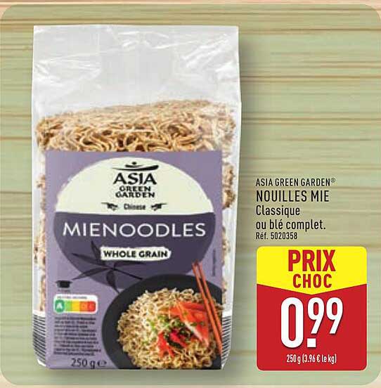 NOUILLES MIE ASIA GREEN GARDEN