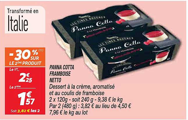 PANNA COTTA FRAMBOISE