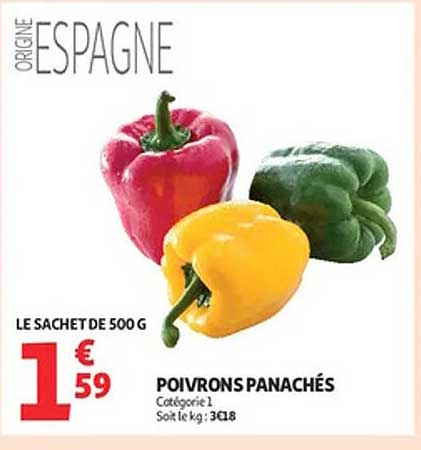 Poivrons panachés 500 g