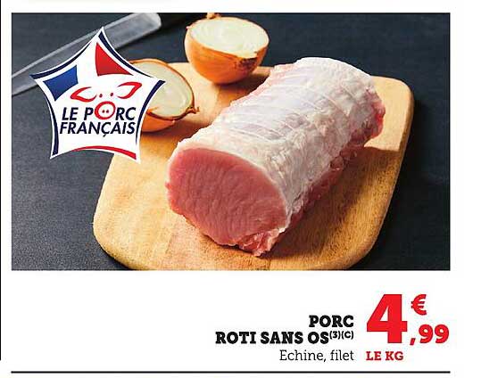 PORC RÔTI SANS OS(3)(C)