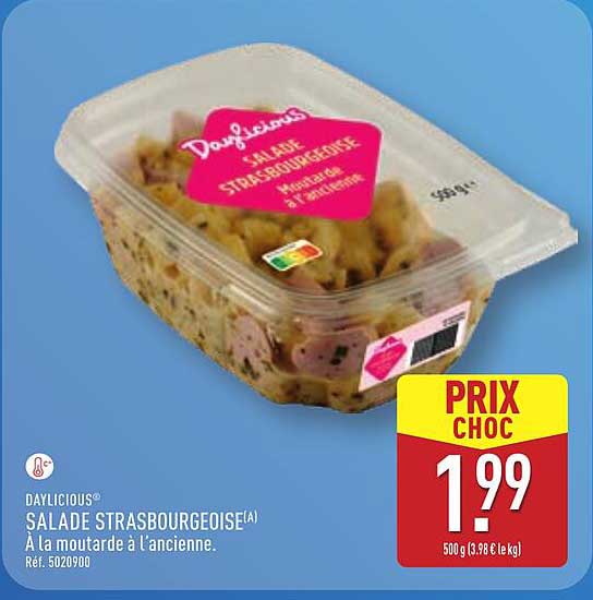 SALADE STRASBOURGEOISE À la moutarde à l'ancienne