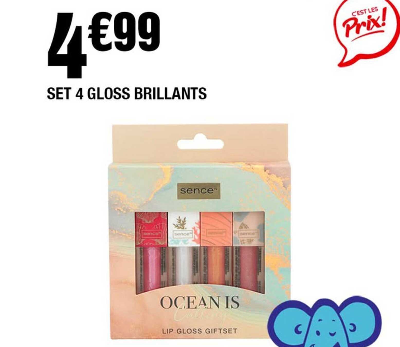 SET 4 GLOSS BRILLANTS