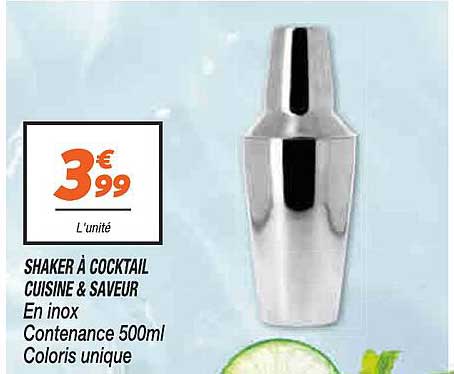 SHAKER À COCKTAIL CUISINE & SAVEUR