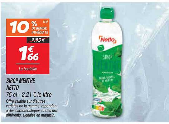 SIROP MENTHE NETTO