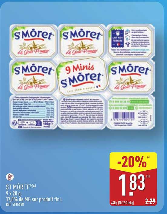ST MÔRET® 9 x 20 g.