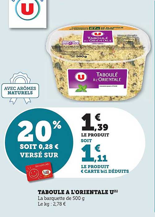 TABOULÉ À L'ORIENTALE U