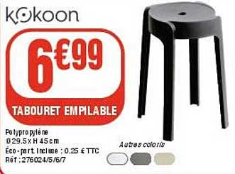 TABOURET EMPLIABLE