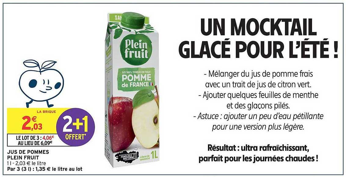 UN MOCKTAIL GLACÉ POUR L’ÉTÉ !