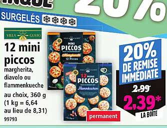 12 mini piccos
