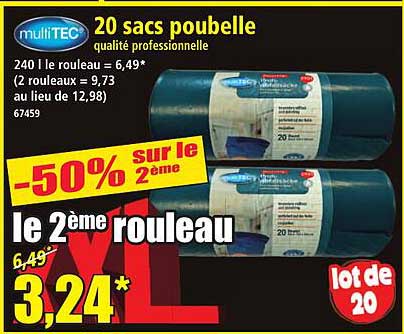 20 sacs poubelle