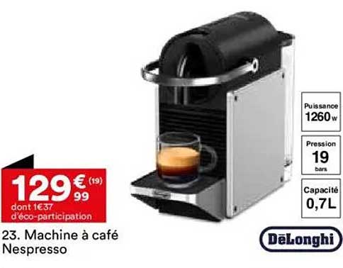 23. Machine à café Nespresso