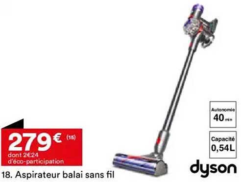 Aspirateur balai sans fil