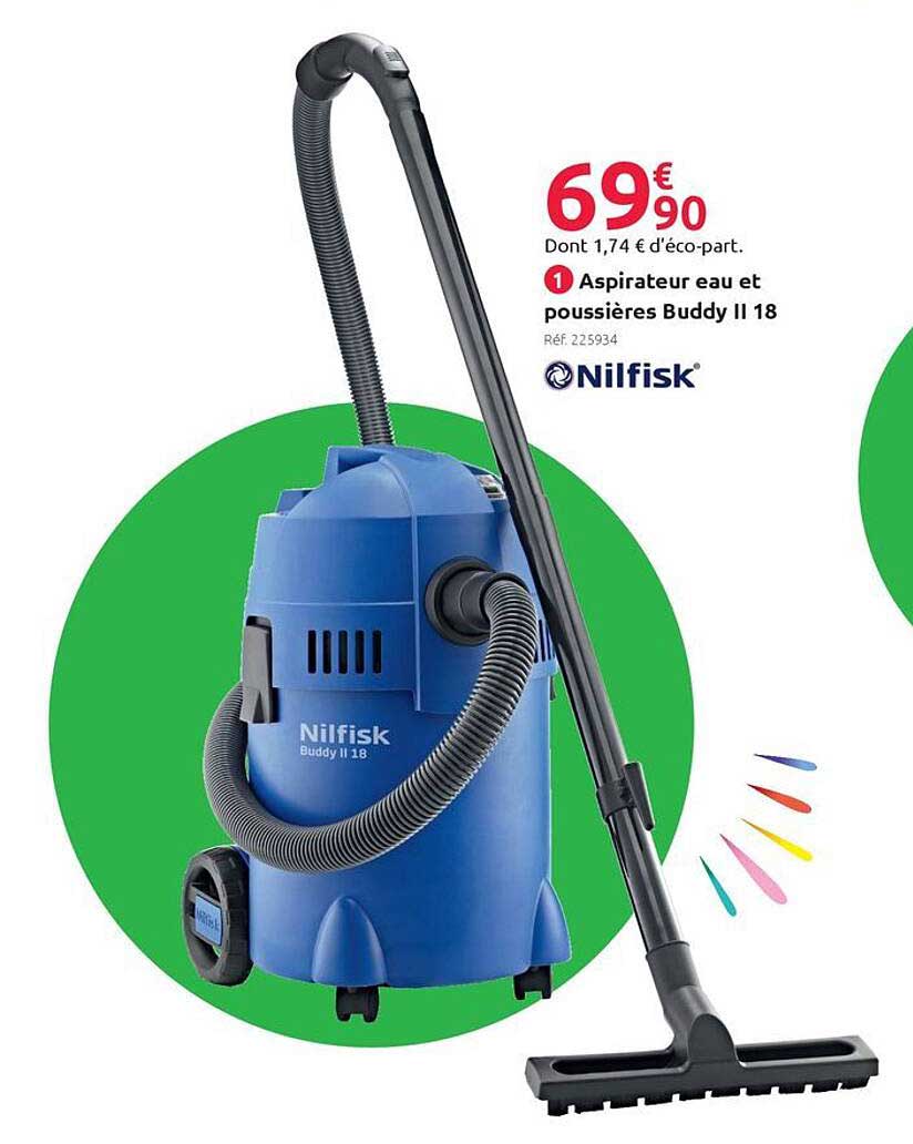 Aspirateur eau et poussières Buddy II 18