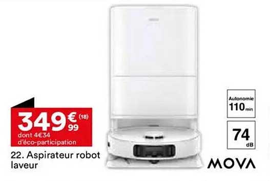 Aspirateur robot laveur
