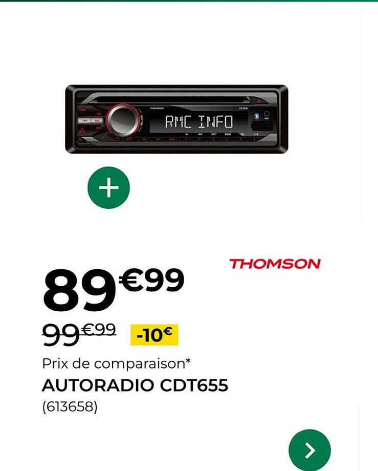 AUTORADIO CDT655