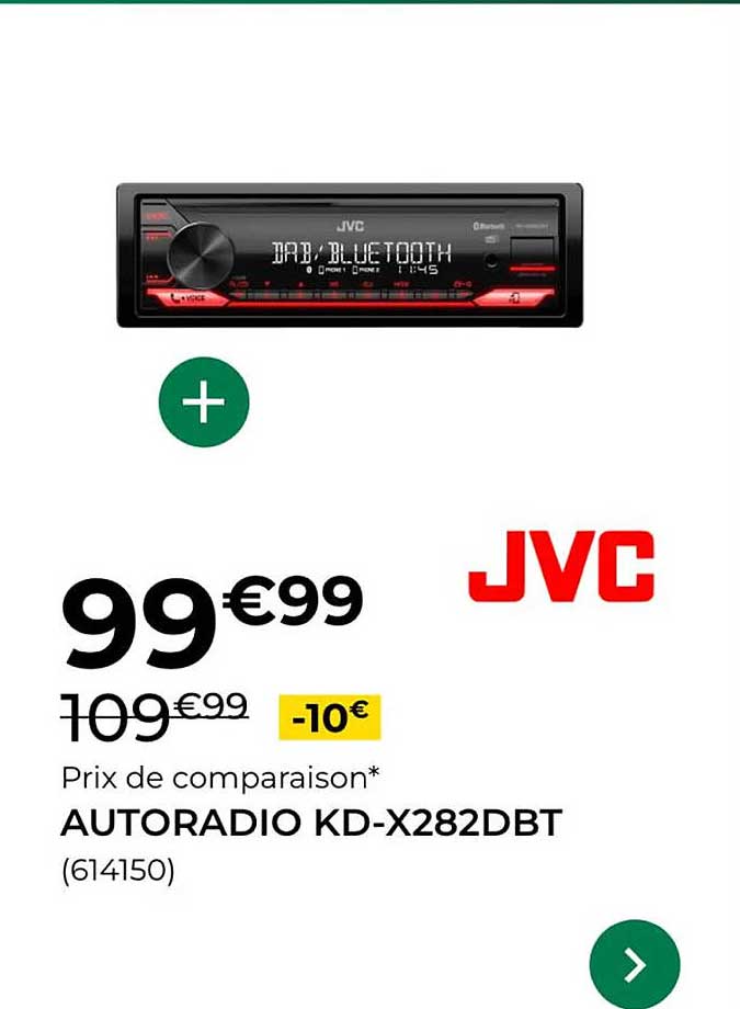 AUTORADIO KD-X282DBT