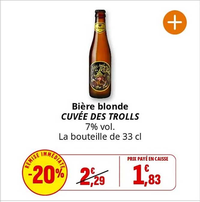 Bière blonde CUVÉE DES TROLLS