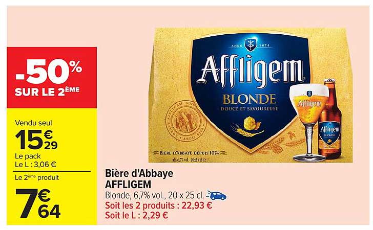 Bière d'Abbaye AFFLIGEM