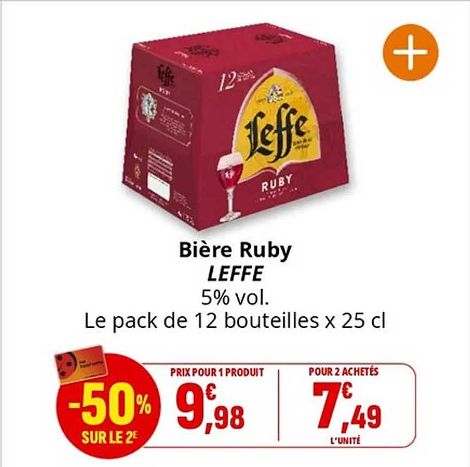 Bière Ruby LEFFE