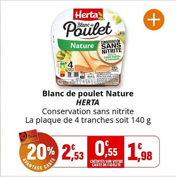 Blanc de poulet Nature