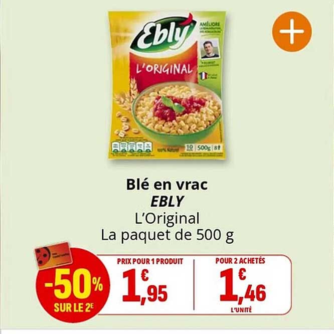 Blé en vrac EBLy L'Original La paqet de 500 g