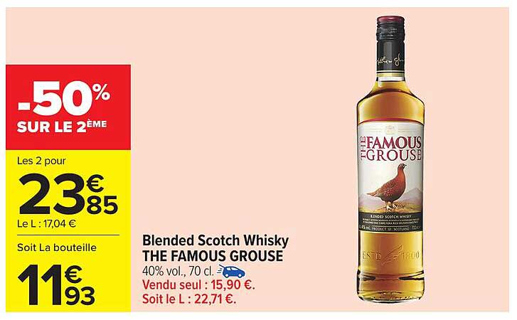 Blended Scotch Whisky THE FAMOUS GROUSE