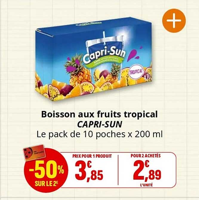 Boisson aux fruits tropical CAPRI-SUN