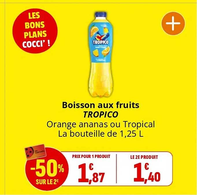 Boisson aux fruits TROPICO