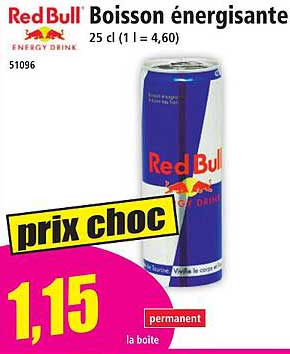 Boisson énergisante Red Bull